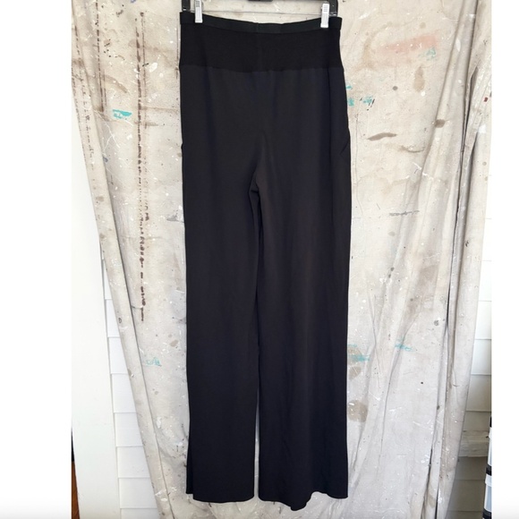 Rick Owens Wide Leg Silk Blend Pants - Picture 6 of 8